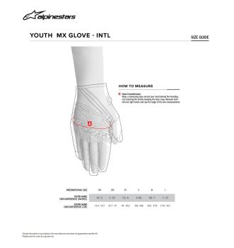 GLOVES YTH FULL BORE V2 YELLOW