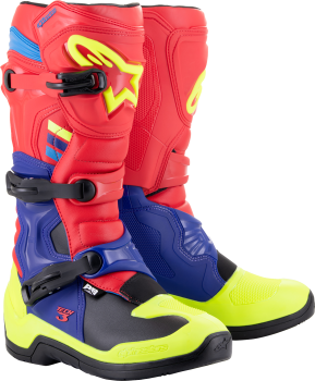 Saapad Alpinestars TECH3 RD/BL/ YL FL