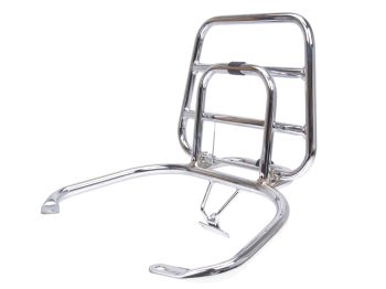 rear luggage rack folding chrome for Vespa LX, LXV, S = 25775