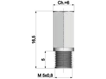 carburetor main jet Polini for Keihin PWK and Polini CP carburetor - 88