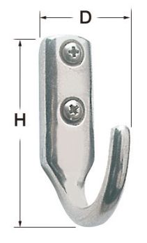 SS hook 33x53 mm