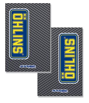 Blackbird Cystall Stickers - Carbon Fiber Look Ohlins