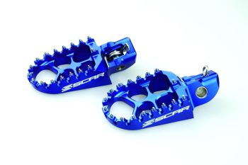 Scar Evolution Footpegs -Ktm/Husq. SX/F 16-22 EXC/F 17-23 SX85 18-24 Blue