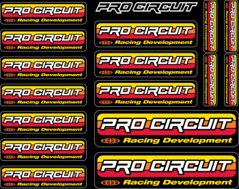 PRO CIRC LOGO DECAL SHEET