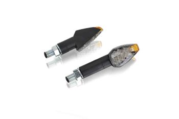 Puig Turn Light Peak Large Black Leds Homologated
