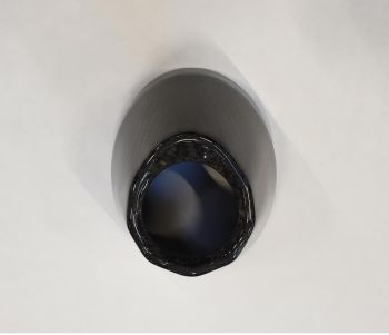 HGS End Cap Racing Carbon, 125/250cc 2T Round 70mm