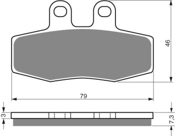 GOLDFREN Brake Pads 010 Ceramic carbon AD