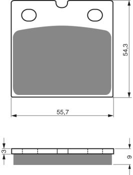 GOLDFREN Brake Pads 081 Ceramic carbon AD