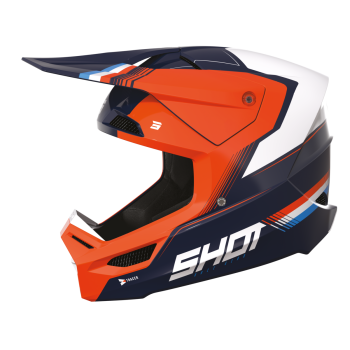 Kiiver SHOT Kids Furious Tracer Neon Orange Glossy
