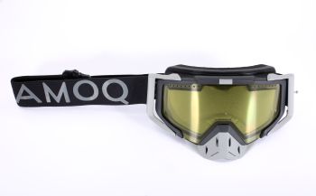 AMOQ Aster Snow Goggles Black-Grey Yellow