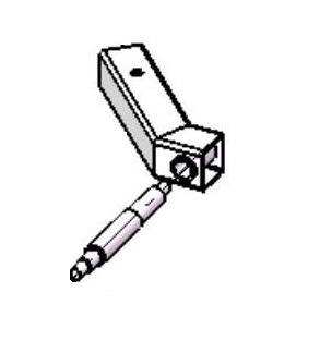 Bronco Wheel axle holder 77-13500