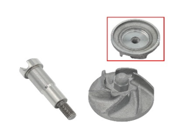 Bronco Waterpump shaft with impeller