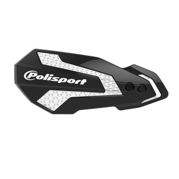 Polisport MX Flow handguard KX450F (19>)/KX250F(20>) BLACK/WHITE