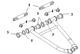 Sno-X A-Arm Bushing kit Polaris