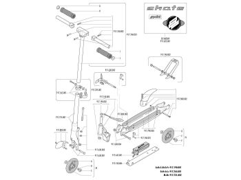 steering axis for Polini Skate City Roller
