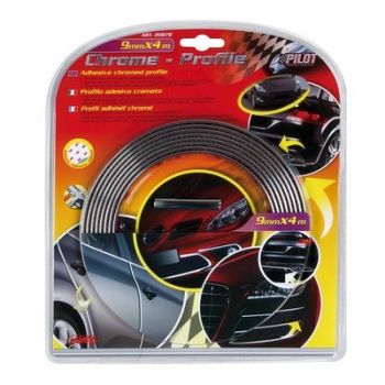 CHROME BODY MOULDING STRIPE 9MMX4M