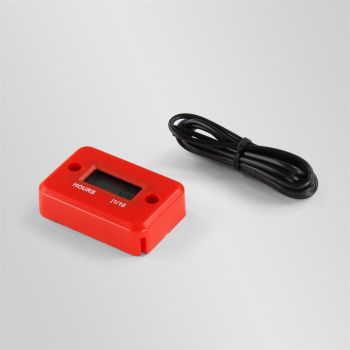 COMPTEUR D'HEURE ROUGE