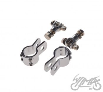 OBEJMA GMOLI 28 mm 1-1/8" CHROM Z MOCOWANIEM