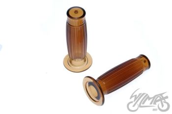 Gripid VINTAGE 1-1/8"+1" läbipaistev pruun