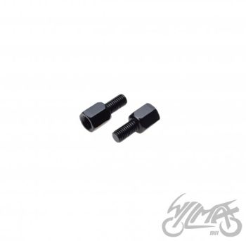 REDUKCJA ADAPTER LUSTERKA R>L 8>8 CZARNA 2SZT
