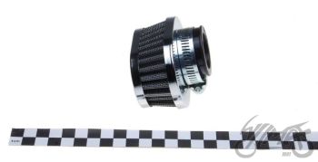 FILTR POWIETRZA 30 mm OWAL NISKI CHROM
