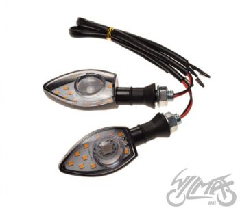 KIERUNKOWSKAZ CZARNY DIODY LED