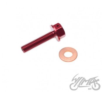 KOREK SPUSTU OLEJU M8x1,25 Z MAGNESEM MOTOCROSS