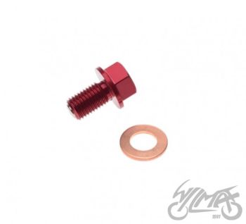 KOREK SPUSTU OLEJU M10x1,25 Z MAGNESEM MOTOCROSS