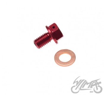 KOREK SPUSTU OLEJU M10x1,5 Z MAGNESEM MOTOCROSS