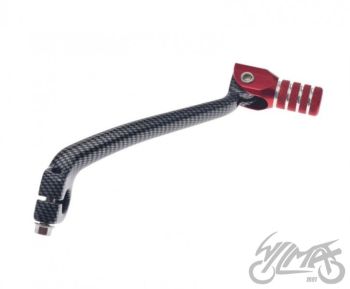 DŹWIGNIA ZMIANY BIEGÓW DO HONDA CRF450 CZERW/CARBO