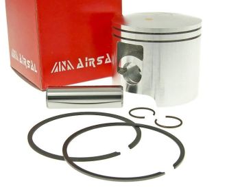 piston kit Airsal racing 76.6cc 50mm for Derbi Senda GPR, Gilera GSM SMT RCR Zulu EBE, EBS