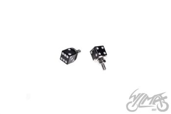 Polt numbrimärgi alusele - täring, must