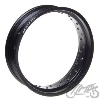 OBRĘCZ KOŁA 17x4,25 36 SZPRYCH ALUMINIUM CZARNA