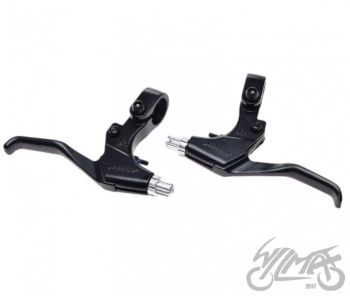 DŹWIGNIA HAMULCA ROWEROWA V-BRAKE 2 PALCE ALU