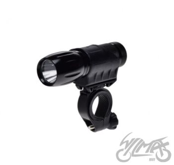 LAMPA ROWEROWA PRZÓD 1 LED ALU