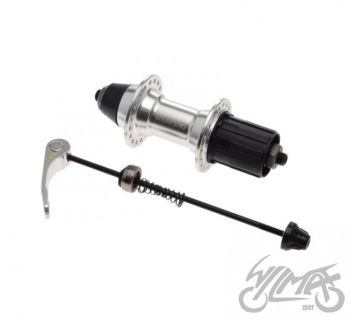 PIASTA ROWER ALU TYŁ 36 OTW. SREBRNA KASETA 8/9