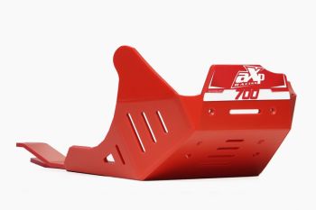 AXP Adventure Skid Plate HDPE 8mm Red Gas-Gas ES700/SM700 21-25