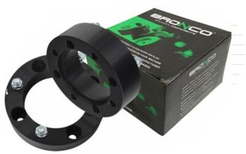 Bronco Spacerplattor ATV 2"/51mm 4/110 M10 X 1.25mm parvis Svart