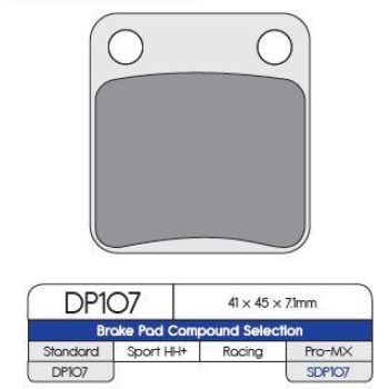 BRAKE PAD ATV/MX ALL F/R