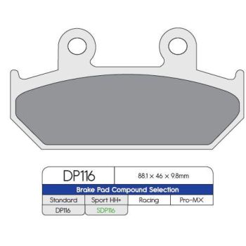 BRAKE PAD CAG/HON FRT