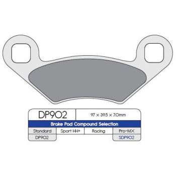 BRAKE PAD ATV POL FRT