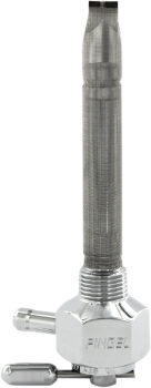 CHROME 90 PETCOCK 3/8 NPT