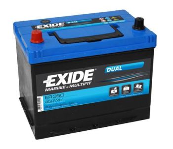 EXIDE 80AH 350A 270X175X225 EXIDE DUAL