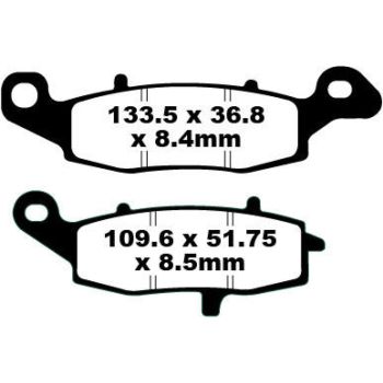 BRAKE PAD FA SER ORGANIC