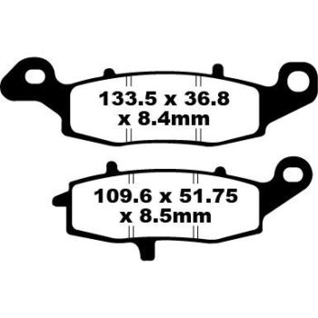 BRAKE PAD FA SER ORGANIC