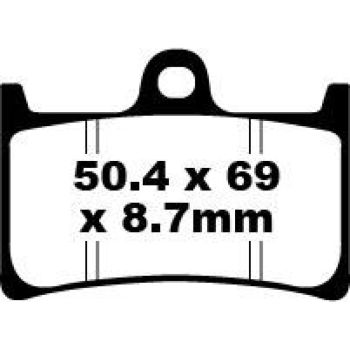 BRAKE PAD FA SER ORGANIC