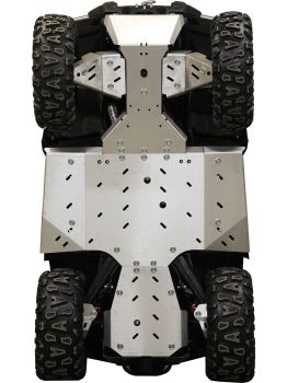 Skid plate full set (aluminium / economy set): CFMOTO CFORCE 850: CFORCE 800 XC (in USA): CFORCE 1000 OVERLAND