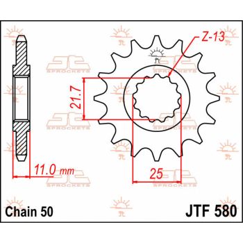 SPROCKET FRONT 16T 530
