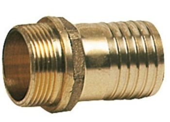 brass hose adap.male 1 1/4x39