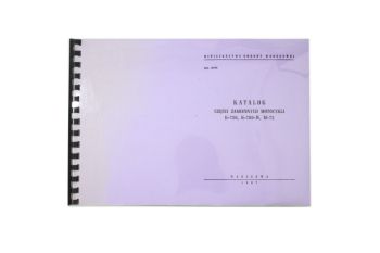 KATALOG CZĘŚCI ZAMIENNYCH K-750 K-750-W M-72